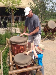 Beating the drum at The Columbus Zoo